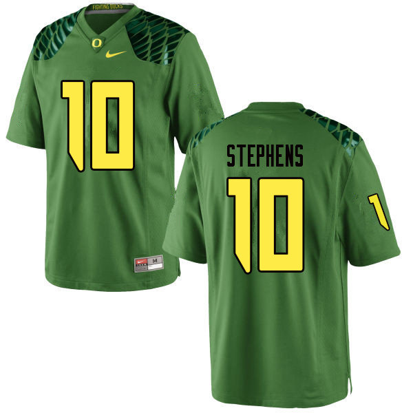 Men #10 Steve Stephens Oregn Ducks College Football Jerseys Sale-Apple Green